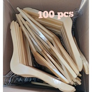 (100 pcs) WOODEN HANGER