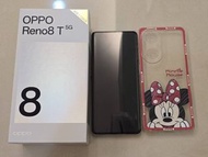【二手】OPPO Reno8 T 5G 128GB 換新保護貼 送手機殼 盒子還在 後面拍照鏡頭有裂 螢幕微刮傷(拍照出來畫質沒影響) 有時用痕跡
