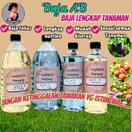 Baja AB 2 Liter Pekatan Baja Baja AB Hidroponik Untuk Tanaman Baja Buah dan Baja Sayur Hydroponics S