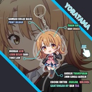 Gantungan Kunci Oregairu Yahari ore no Yukino Yui Iroha, Anime Keychain Lucu - Iroha