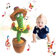 Kids Dancing Talking Cactus Toys Interactive Talking Sunny Cactus Electronic Plush Toy Home Decorati