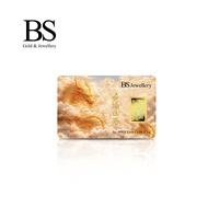 BS Jewellery 999.9 Pure Gold Bar 1 Gram Dragon Series - F27