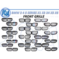 BMW Front Kidney Grille black Diamond Kidney Grilles Meteor Bumper Grill E60 E90 F30 F10 X1 X3 X4 X5