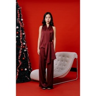 HAZEL Celeste Women's Blouse | Women's Scarf Top | Formal Looks Satin Premium