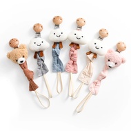 Baby Dummy Cloth Pacifier Clip Chain Handmade Holder Chain Teether Clips Soother Nipples Holder Newb