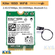 【Bestseller】 Killer 1650i Ac Dual Band 2.4gbps Wireless Ax201 Wifi Ax201ngw 802.11ax/a/b/g/n Bluetoo