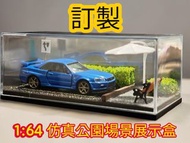 【手工微縮】1:64 仿真公園場景展示盒