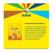 Julie's Peanut Butter Sandwich 360g /Cheese/Rahmah Biskutx 1 pack