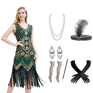 Cocktail Flapper Dress 1920s Beaded