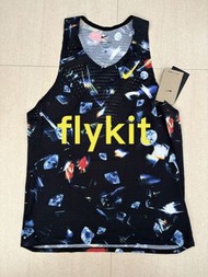 nike running aeroswift  dri-fit adv 系列馬拉松比賽黑色圖案男裝跑步運動背心
