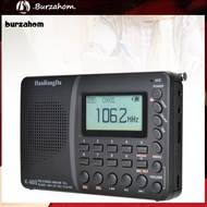 BUR_ K-603 Digital Radio Multifunctional Long Standby Time Portable Practical Bluetooth-compatible 50 Radio for All Ages