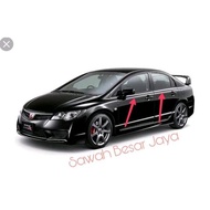 Weather Strip / Window Seam Rubber / Door Glass Civic Fd