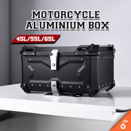 6212 ALUMINIUM BOX Tail Box X Design Kotak Motosikal Peti Aluminum Box Motorcycle