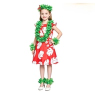 Pakaian cosplay Lilo & Stitch, pakaian Lilo, kostum cosplay dua dimensi, pakaian persembahan pentas 