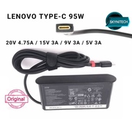LENOVO ADAPTER TYPE-C ORIGINAL(OVAL)-95W-5V-3A/9V-3A/15V-3A/20V-4.74A.