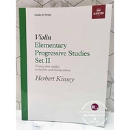 ABRSM Violin Elementary Progressive Studies Set II by Herbert Kinsey Violin Set 2