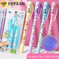 PBFASH Invisible Pen With Refills, Mysteriously Disappearing Led UV Lamp Cute Invisible Marker, Crea