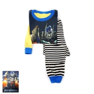 Kids Pajamas / Long Sleeve Set 1T - 7T - Transformer Jersey