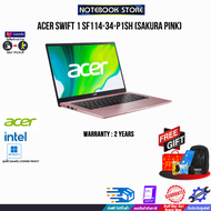 [ผ่อน 0% 10 ด.][กดซื้อACER BACKPACK 299.-]Acer Swift 1 SF114-34-P1SH (Sakura Pink)/ประกัน2y