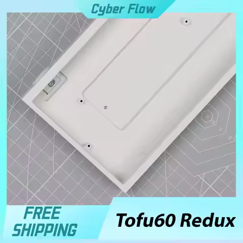 Tofu60 Redux Keyboard Case Aluminum Shell Gh60 Magnetic Axis Wooting60he Rakka Shell Customize Keybo