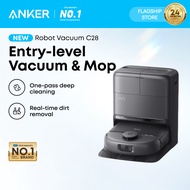 eufy by Anker Omni C28 Robot Vacuum Cleaner 15,000 Pa Turbo Suction With Industry Leading HydroJet™ 