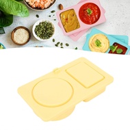 buybest1 Sorandy 3 Pack Silicone Reusable Snack Containers with Lid  Double Compartment Snackle Orga