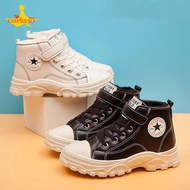 Esspreso รองเท้าบูทมาร์ตินสำหรับเด็ก,รองเท้าบูทหุ้มข้อแฟชั่นใหม่รองเท้าบูตมาร์ตินให้ความอบอุ่นสไตล์อังกฤษสำหรับนักเรียน