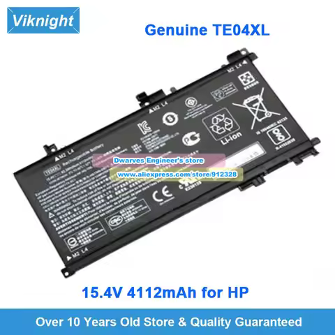 Genuine TE04XL Battery TE03XL for HP Pavilion Omen 15 Series 15-BC000NX 15-AX007TX 15-BC231TX 15-AX2
