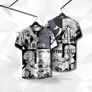 Baju Jersey CHOII 2024 3D Animation Baju Jersey Viral Design Jersey dewasa Choii Short Sleeves Casua