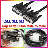 COM cable D-Sub DB44 male to DB44 male, length 1.5M 3M 5M. Data transfer, control for industrial mac