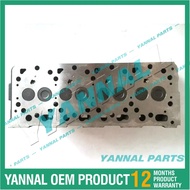 Long Time Aftersale Service Complete Cylinder Head with Valves Installed For Kubota V1505 V1505D V15