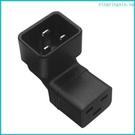 YIN IEC 320 C20 to C19 Power Adapter Conversion Adaptor Male C20 to C19 Converter