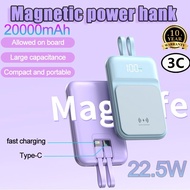 【3C Certification 】Magnetic 3C Powerbank 20000mAh Wireless Powerbank Fast Charging PowerbankMini Pow