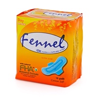 Fennel Herbal Day Ultra Slim Sanitary Pad: Antibacterial Deodorize Anti-itch Soothe Menstrual Cramp 