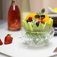 Fruit Salad Bowl Creative Hotel Glass Bowl Customized logo Fruit Bowl Glass Dessert Small Bowl Desse