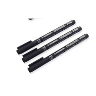 Snowman Drawing Pen Snowman Black Drawing Pen