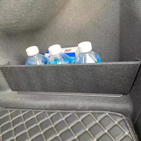 For Cadillac XT6 CT5 CT4 Trunk Side Storage Organizer Board Partition Plate Tail Box Shield Plank Ca