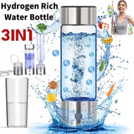 MY New Style 3 in 1 Hydrogen-Rich Water Bottle 420ml 3 Minutes Fast Electrolysis Real Hydrogen Gener