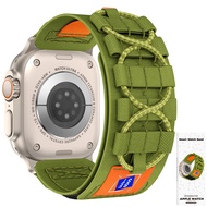 Dây Theo Dõi Bện Dây Đeo Thể Thao Nylon For apple watch Ultra 2 49mm 45mm 44mm 42mm Vòng Dây For app