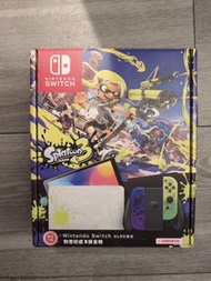 Nintendo Switch OLED Splatoon 3 Edition console 斯普拉遁特別版 (送玻璃mon貼黑色保護套micro SD卡）