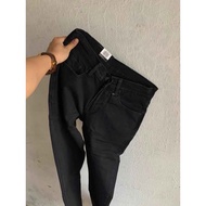 Men's Plain Black Jeans, Lightweight Stretch Jeans, Extremely Comfortable to Wear