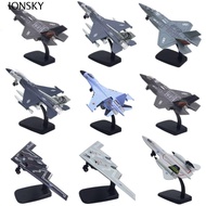 IONSKY Fighter Aircraft Toy, Diecast Pullback & Go Aviao Plane Model, Tabletop Decor F16 F22 F35 Sim