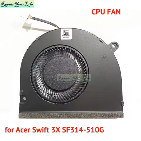 CPU Cooling Fan For Acer Swift SF314-510G N20H3 SFX14-41G N20C12 SFX14-42G Notebook Cooler Radiator 