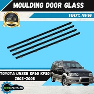 Toyota Unser KF60 KF80 2003 - 2008 Door Glass Moulding Getah Sisi Tingkap 100% New High Quality