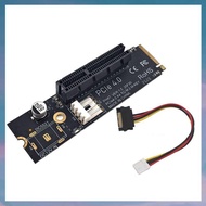 [hotkeystore.] NGFF to PCI-E X4 Slot Convert Adapter M2 Port to PCIE Expansion Card Compatible with 