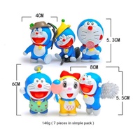 Doraemon Scenario Birthday Cake Decoration Decoration Flying Tinkerbell Cat Doraemon Shaking Cat Bak