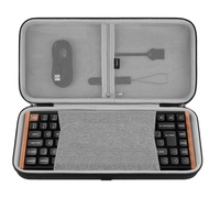 Geekria 75% 84-key Keyboard Case Hard Shell Travel Carrying Bag Compatible with Keychron K2 HE EPOMA