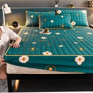 ผ้าปูที่นอนที่นอนที่ครอบการ์ตูนพิมพ์ผ้าปูเตียงแบบพอดีเตียงปกเดี่ยวราชินีขนาดคิงไซส์ที่เหมาะสมที่นอน (ความลึก) 25เซนติเมตรไม่รวมปลอกหมอน