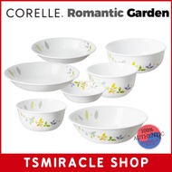 CORELLE Romantic Garden Bowl Collection Dinnerware Pasta Plate Tableware