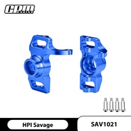 GPM Alloy Front / Rear Steering Block With Screws & Washers For HPI Savage RC Model CAR UPGRADE  MOD